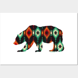 Southwestern Tribal Bear for Gay Bears & Admirers | BearlyBrand Posters and Art